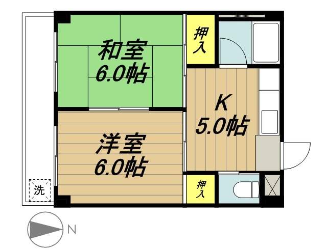 早乙女ハイツ 間取り