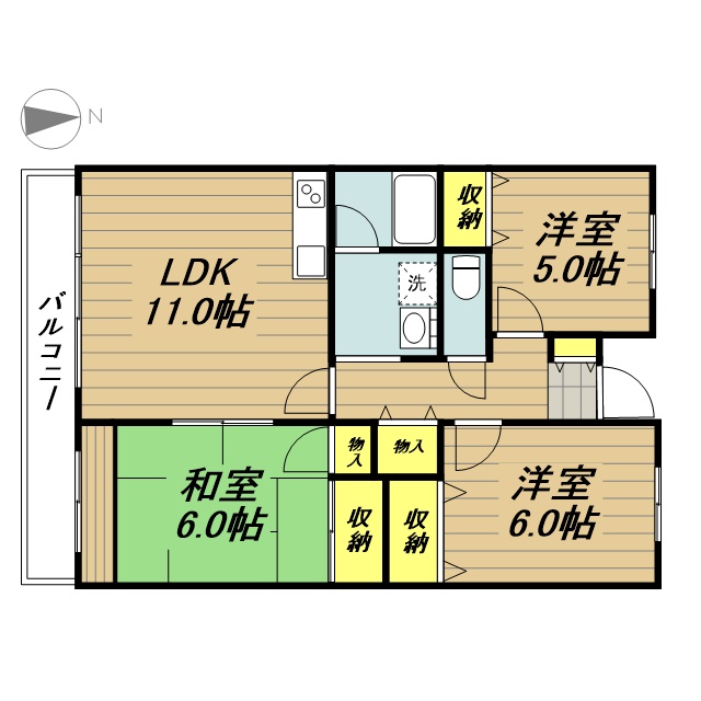 アヴニール戸田 間取り
