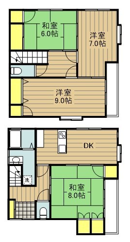 一部貸戸建 間取り