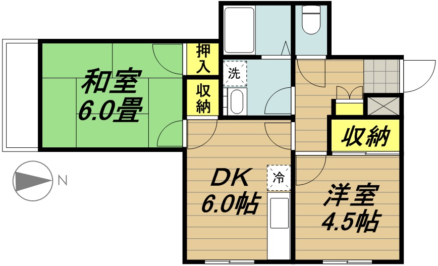 メゾン加賀谷 間取り