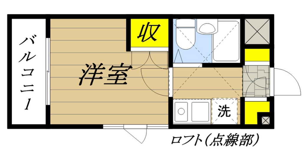 Ｆ．Ａｚａｌｅａ喜沢 間取り