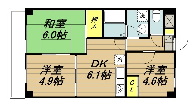 ハイクレスト喜沢南マンション 間取り