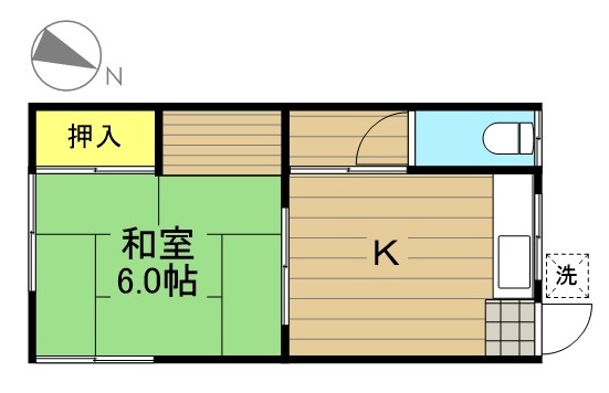 内田荘　Ａ 間取り