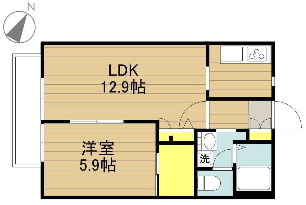エピナール弐番館 間取り