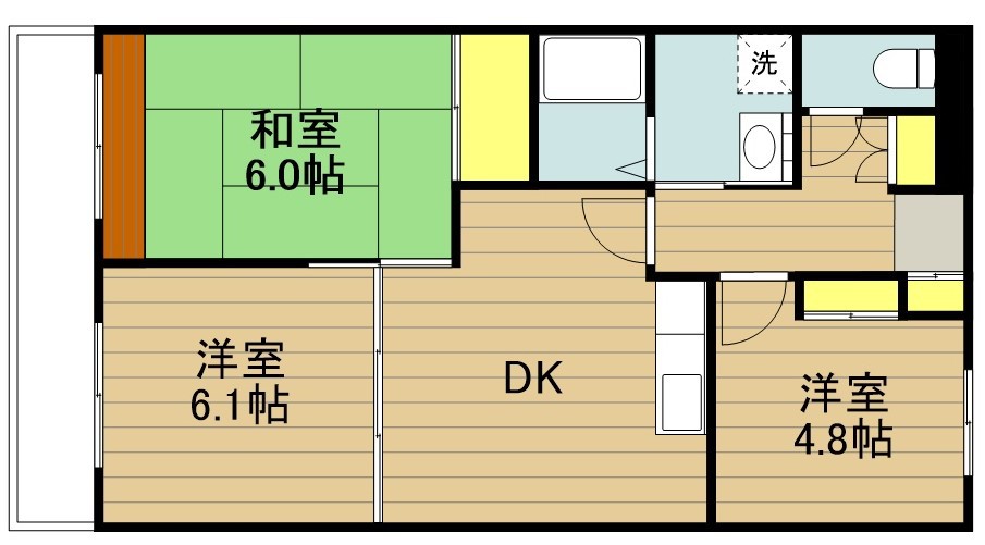 エスポワール喜沢 間取り
